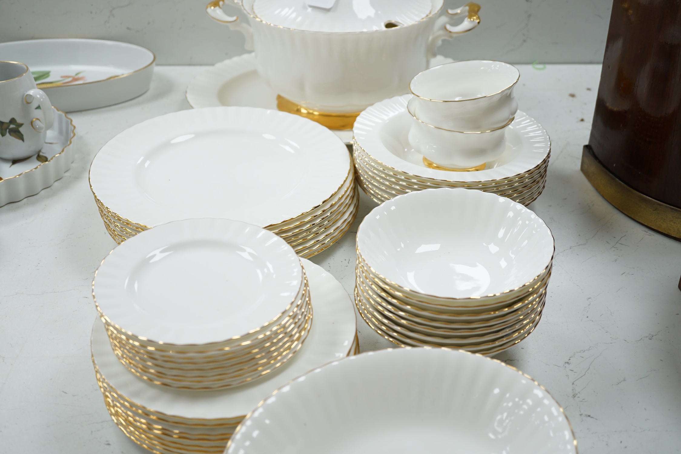 A Royal Albert ‘Val d'Or’ pattern dinner service